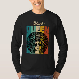 Black Queen - Black History Montag & Pride Geschen T-Shirt