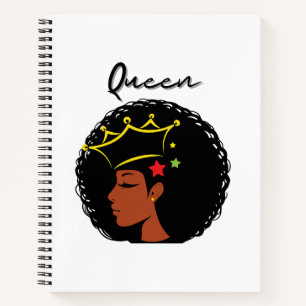 Black Queen Damen Notizbuch
