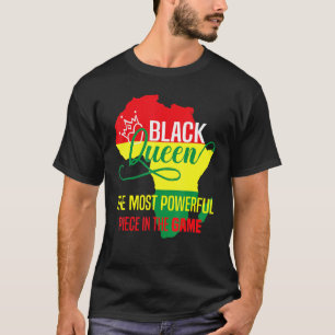 Black Queen das mächtigste Stück, das Spiel schwar T-Shirt
