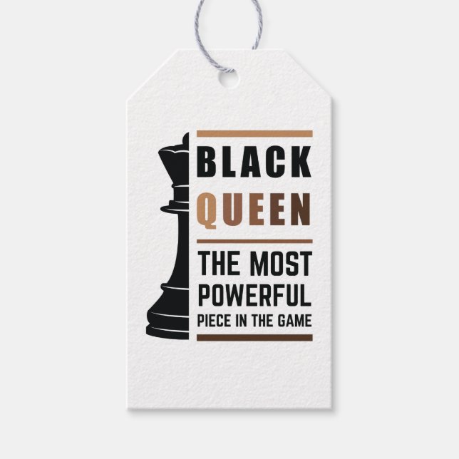 Black Queen das mächtigste Stück in Game 2 Geschenkanhänger (Vorderseite)