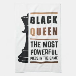 Black Queen das mächtigste Stück in Game 2 Geschirrtuch
