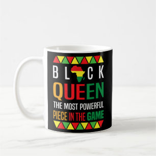 Black Queen die mächtigste schwarze Geschichte Kaffeetasse