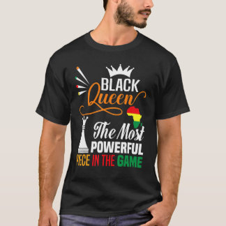Black Queen die mächtigste schwarze Geschichte T-Shirt