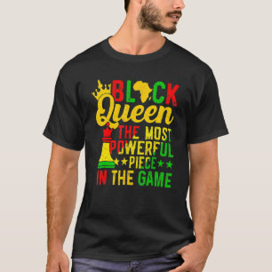 Black Queen die mächtigste schwarze Geschichte T-Shirt