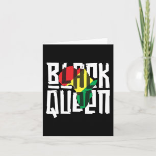 Black Queen for Women Girls History Montag Afrika Karte