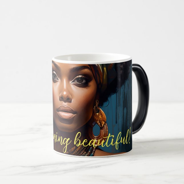 Black Queen Good Morning Schöne Tasse (VorderseiteRechts)