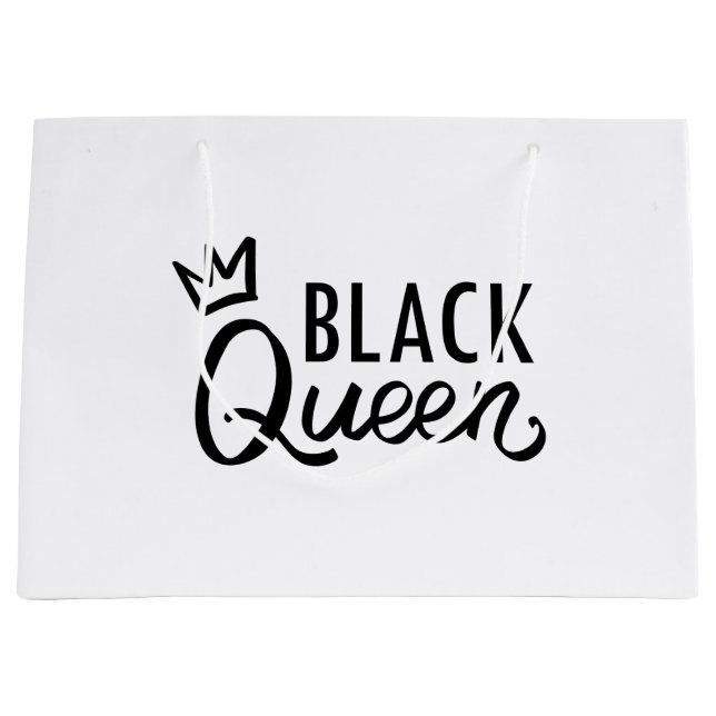 Black Queen Große Geschenktüte (Vorderseite)