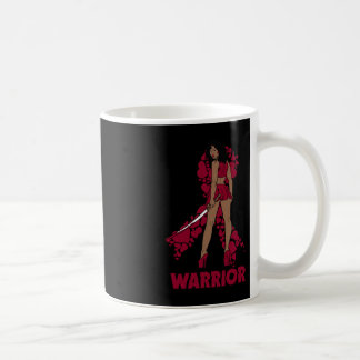 Black Queen Melanin Burgundy Ribbon Sickle Cell Aw Kaffeetasse