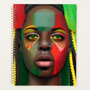Black Queen Melanin Sista Liebe Planer