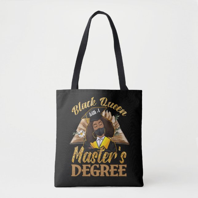 Black Queen mit Master-Abschluss Tasche (Vorderseite)