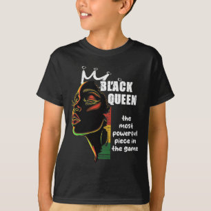 Black Queen Most Power Schach Black History Mont T-Shirt