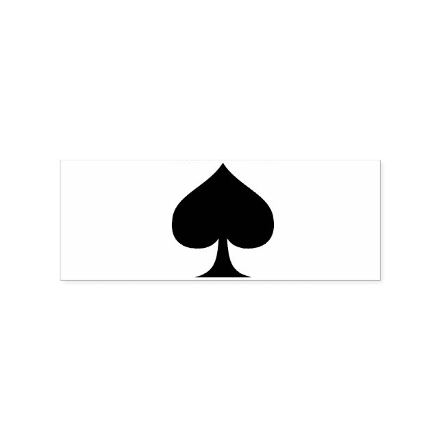 Black Queen of Spades Black Thunder_Cove Gummistempel (Prägung)