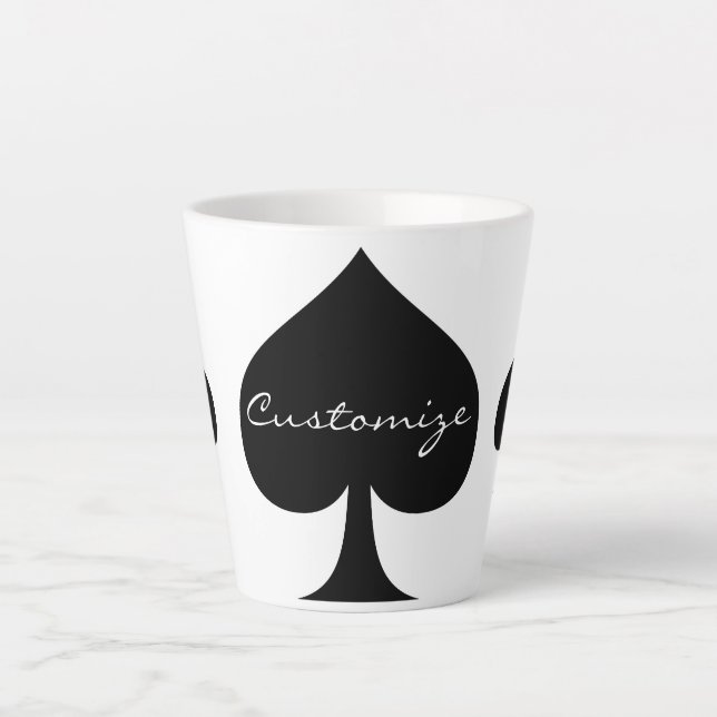 Black Queen of Spades Black Thunder_Cove Milchtasse (Vorderseite)