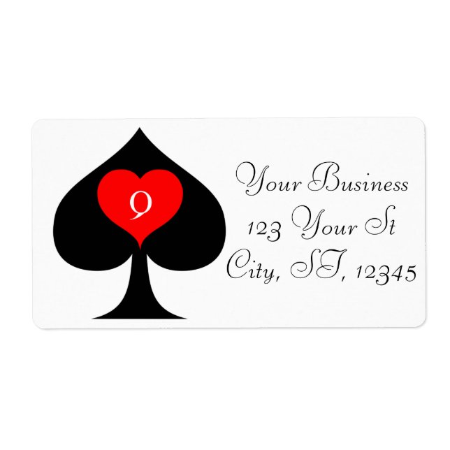 Black Queen of Spades Red Heart Thunder_Cove (Vorne)