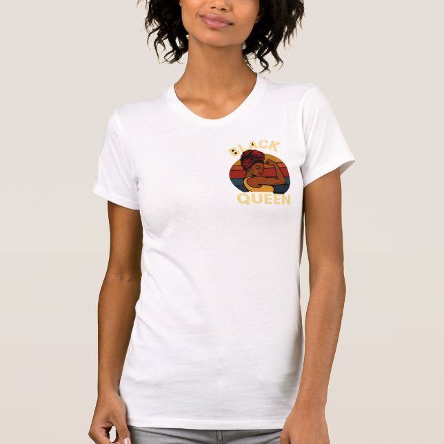 Black queen regal roots T-Shirt (Vorderseite)