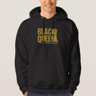Black Queen the most Powerece Melanin Girl E Hoodie