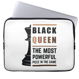 Black Queen The Most Powerful Piece In The Game 2 Laptopschutzhülle