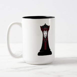 Black Queen Zwei-Tone-Kaffee-Tasse Zweifarbige Tasse