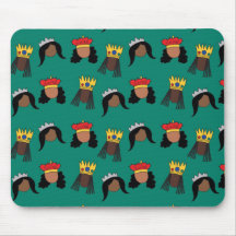 Black Queens Maus Pad
