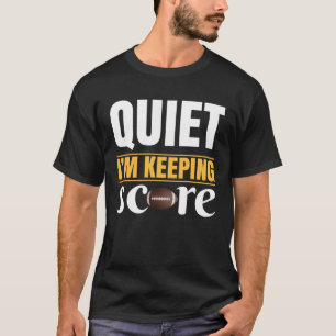 Black Quiet Ich Behalt Score Football Shirt