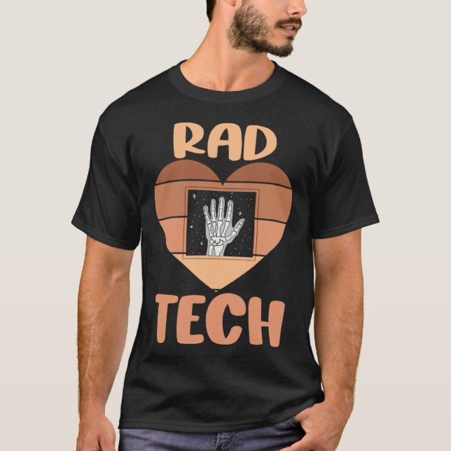 Black Radiology Technologist Rad Tech Week Xray Te T-Shirt (Vorderseite)