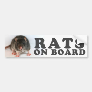 (Black) Ratten man board Autoaufkleber
