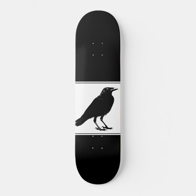 Black Raven Black Skateboard (Vorderseite)