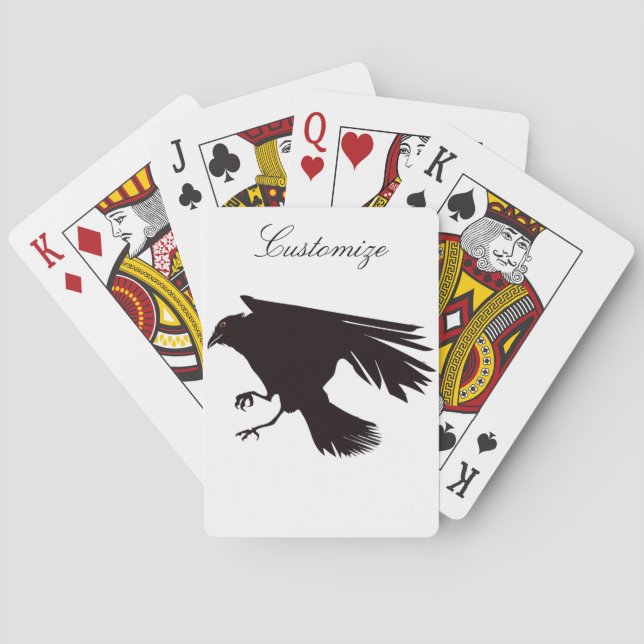 Black Raven Flying Thunder_Cove Spielkarten (Rückseite)