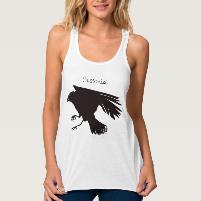Black Raven Flying Thunder_Cove Tank Top (Vorderseite)