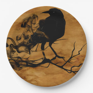 Black Raven Magic Halloween-Party  Pappteller