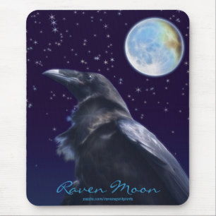 BLACK RAVEN & MOON Mousepad Serie