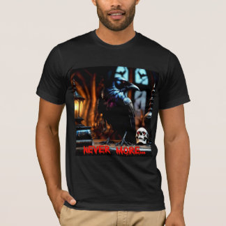 Black Raven | Spooky | Halloween | Schwarzer T - S T-Shirt