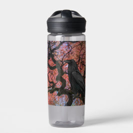 Black Raven und Gnarly Japanese Maple Tree Trinkflasche