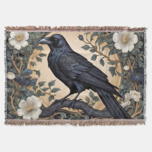 Black Raven William Morris Inspiriert Decke