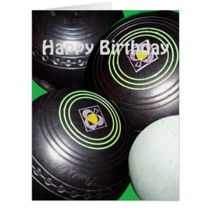 Black Ray Bowls and Kitty, Jumbo Birthday Card
