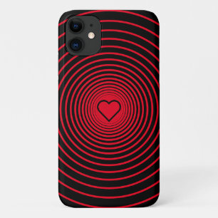 Black Red Circles - Wählen Sie Ihre Lieblingsfarbe Case-Mate iPhone Hülle
