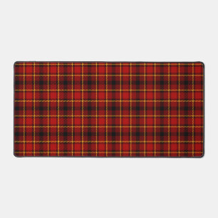 Black Red Tartan Kariert Holiday Design Weihnachte Schreibtischunterlage