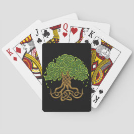 Black & Red Tree of life playing cards Spielkarten