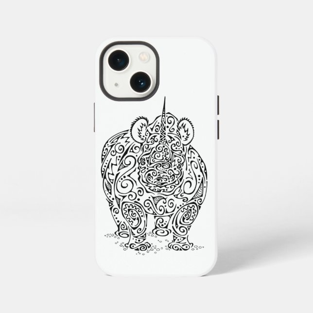 Black Rhino Design iPhone 13 Mini Hülle (Rückseite)