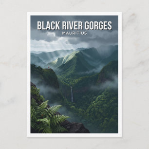 Black River Gorges National Park Chamarel Reise Postkarte