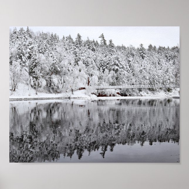 Black River Harbour Bridge, Michigan Poster (Vorne)