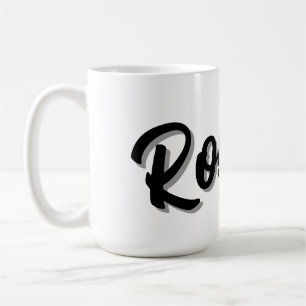 Black Robert Name Mit Schlagschatten, Kaffeetasse