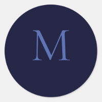 Black Rock Deep Blue Classique Monogram