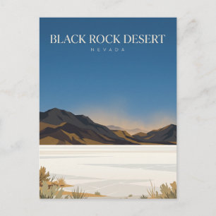 Black Rock Desert Nevada Postkarte