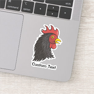 Black Rooster Aufkleber