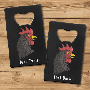 Black Rooster Geldbeutel Flaschenöffner