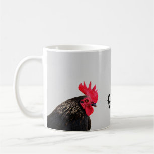 Black Rooster - Good Morning - Anpassbar Kaffeetasse