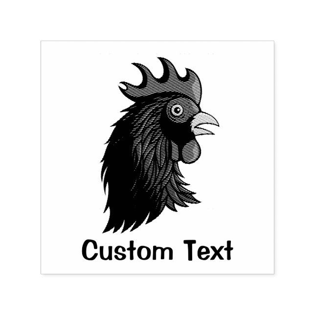 Black Rooster Permastempel (Design)