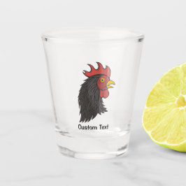 Black Rooster Schnapsglas