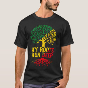 Black Roots Black History Monat B T-Shirt